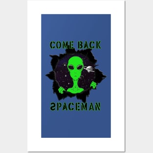 Weird Funny This is My Human Costume I'm Really An Alien Posters and Art